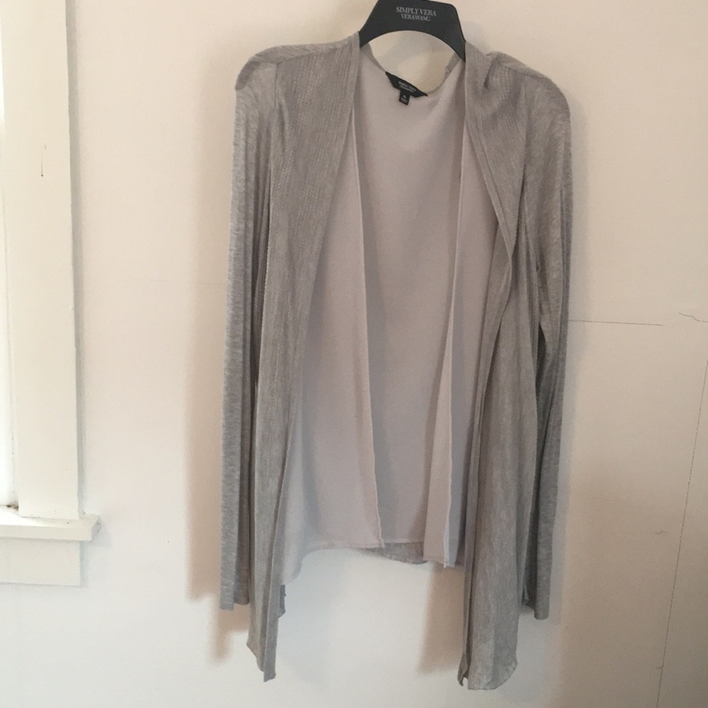 Simply Vera Gray Cardigan
